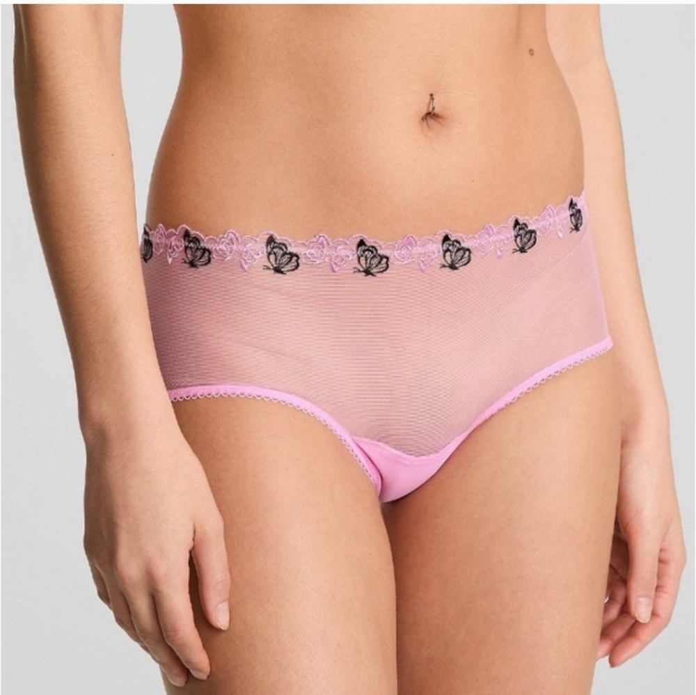 New Victoria's Secret Pink Wink Butterfly Limited Edition Panty NWT